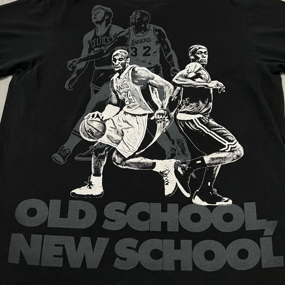 Adidas Larry Bird Magic Johnson Kobe Bryan Rajon Rondo Nba Finals Tee Size XL - Picture 2 of 4